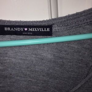 BRANDY MELVILLE gray shirt